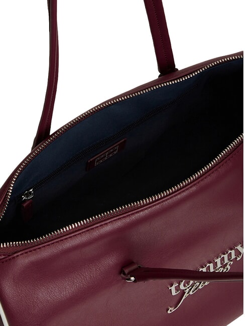 TJW BOLD SCRIPT sac cabas &agrave; bandouli&egrave;re brun bois de rose - Sacs pour Femme