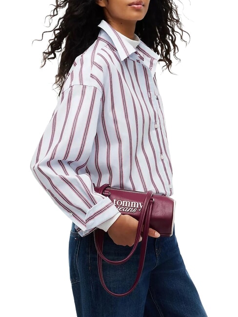 TJW BOLD SCRIPT Sac bandouli&egrave;re &agrave; double poign&eacute;e brun bois de rose - Sacs pour Femme
