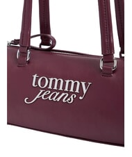 TOMMY HILFIGER TJW BOLD SCRIPT Sac bandouli&egrave;re &agrave; double poign&eacute;e brun bois de rose - Sacs pour Femme - 4