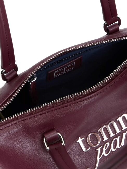 TJW BOLD SCRIPT Sac bandouli&egrave;re &agrave; double poign&eacute;e brun bois de rose - Sacs pour Femme