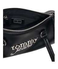 TOMMY HILFIGER TJW BOLD SCRIPT Sac bandouli&egrave;re &agrave; double poign&eacute;e le noir - Sacs pour Femme - 6