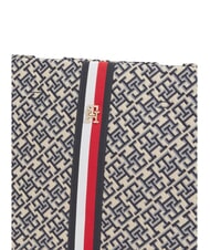 TOMMY HILFIGER TH JACQUARD sac cabas &agrave; bandouli&egrave;re bleu de l'espace - Sacs pour Femme - 5