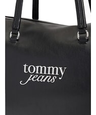 TOMMY HILFIGER TJW BOLD SCRIPT sac cabas &agrave; bandouli&egrave;re le noir - Sacs pour Femme - 4