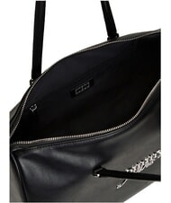 TOMMY HILFIGER TJW BOLD SCRIPT sac cabas &agrave; bandouli&egrave;re le noir - Sacs pour Femme - 5