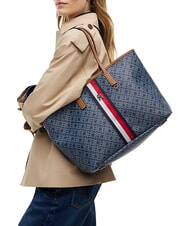 TOMMY HILFIGER TH MONOPLAY Sac &agrave; main avec bandouli&egrave;re bleu de l'espace - Sacs pour Femme - 2