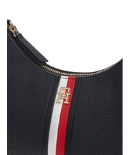 TOMMY HILFIGER TH CORP Sac bandouli&egrave;re, avec bandouli&egrave;re bleu de l'espace - Sacs pour Femme - 3