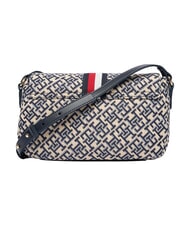 TOMMY HILFIGER TH JACQUARD sac bandouli&egrave;re bleu de l'espace - Sacs pour Femme - 3