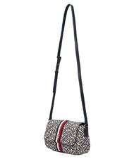 TOMMY HILFIGER TH JACQUARD sac bandouli&egrave;re bleu de l'espace - Sacs pour Femme - 4