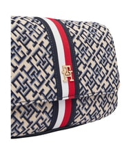 TOMMY HILFIGER TH JACQUARD sac bandouli&egrave;re bleu de l'espace - Sacs pour Femme - 5