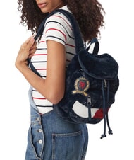 TOMMY HILFIGER TJW ARCHIVE Sac &agrave; dos en fourrure fourrure d'entreprise - Sacs pour Femme - 2
