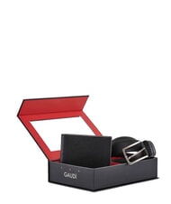 GAUD&Igrave; KIT Portefeuille et &eacute;tui &agrave; portefeuille NOIR - Portefeuilles Homme - 2