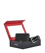 GAUD&Igrave; KIT Portefeuille et &eacute;tui &agrave; portefeuille NOIR - Portefeuilles Homme - 2