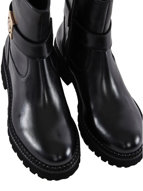 LESLEY bottines en cuir NOIR - Chaussures Femme