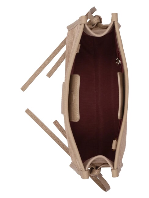 DIVA SCAMOSCIATO sac bandouli&egrave;re mocaccino - Sacs pour Femme