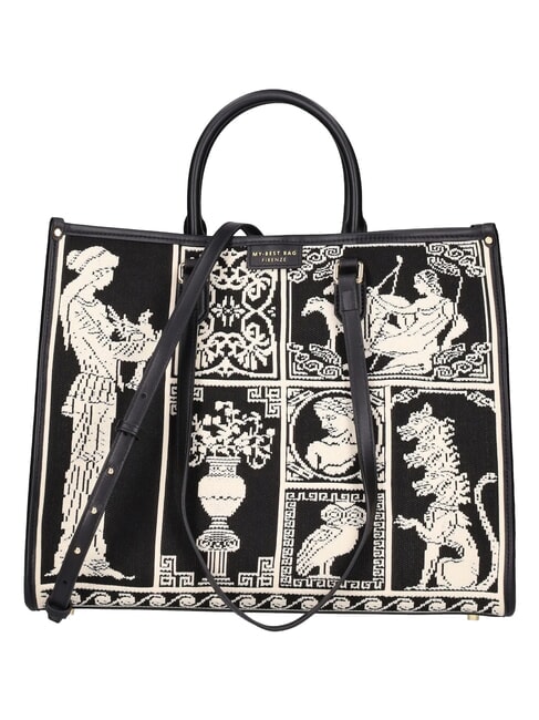 ATENA AGORA Sac de transport triple black/white - Sacs pour Femme