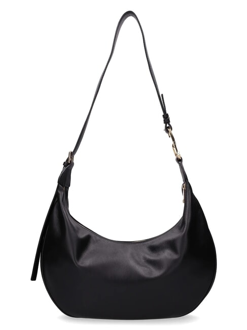 LEONIE Sac hobo en cuir nero - Sacs pour Femme