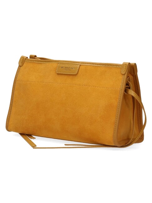 DIVA SCAMOSCIATO sac bandouli&egrave;re curcuma - Sacs pour Femme