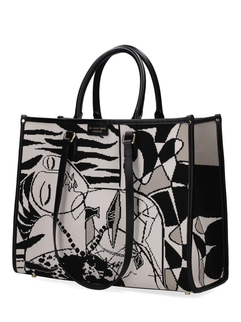 ATENA GUERNICA Sac de transport triple guernica grey - Sacs pour Femme