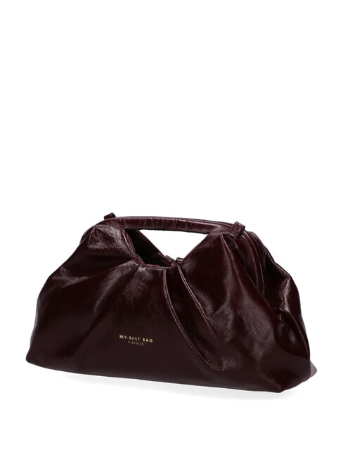 JANINE ATLAS Sac &agrave; main avec bandouli&egrave;re bordeaux - Sacs pour Femme