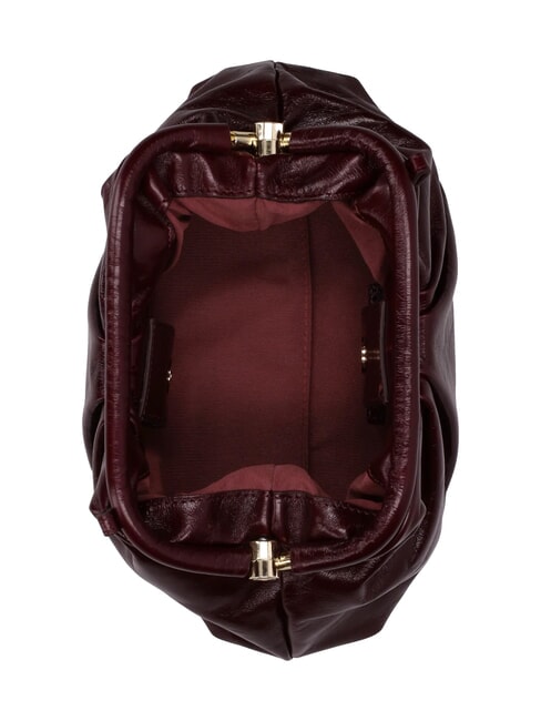 JANINE ATLAS Sac &agrave; main avec bandouli&egrave;re bordeaux - Sacs pour Femme