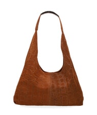 MY BEST BAG ELLISSE CROCO SUEDE Sac bandouli&egrave;re en cuir cognac - Sacs pour Femme - 4