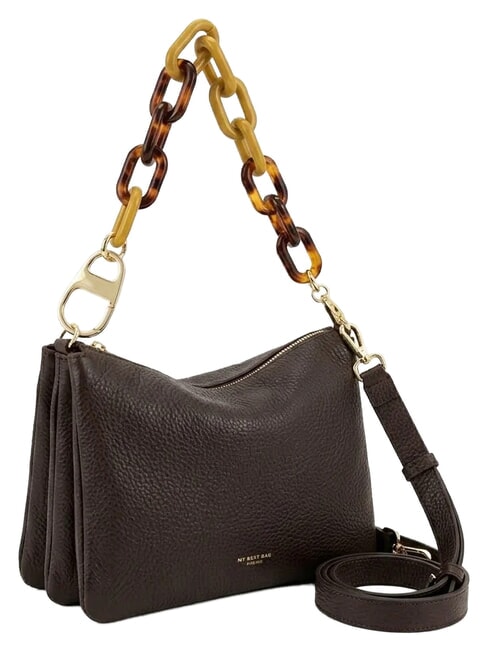 REFLEX MACRO DOLLARO Mini sac bandouli&egrave;re, avec bandouli&egrave;re dark brown - Sacs pour Femme