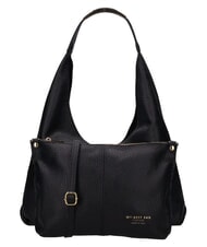 MY BEST BAG ELLISSE MACRO DOLLARO Sac bandouli&egrave;re en cuir nero - Sacs pour Femme - 2