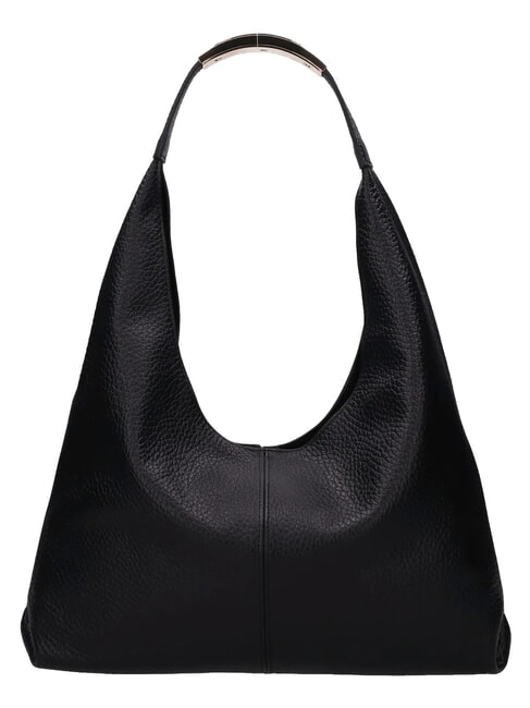 ELLISSE MACRO DOLLARO Sac bandouli&egrave;re en cuir nero - Sacs pour Femme