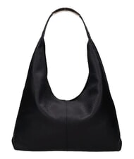 MY BEST BAG ELLISSE MACRO DOLLARO Sac bandouli&egrave;re en cuir nero - Sacs pour Femme - 4