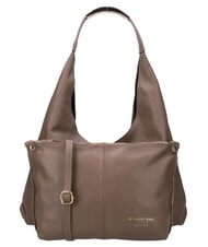 MY BEST BAG ELLISSE MACRO DOLLARO Sac bandouli&egrave;re en cuir taupe - Sacs pour Femme - 3
