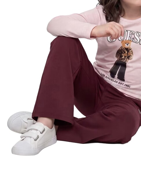 KIDS T-shirt &agrave; manches longues lilas romantique - Tee-shirt enfant
