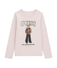 GUESS KIDS T-shirt &agrave; manches longues lilas romantique - Tee-shirt enfant - 5