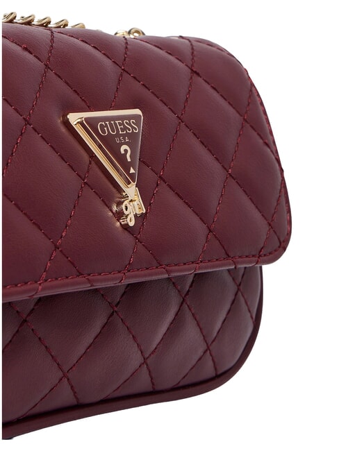 GIRLS Mini sac &agrave; bandouli&egrave;re matelass&eacute; jus de betterave rouge - Sacs pour Femme