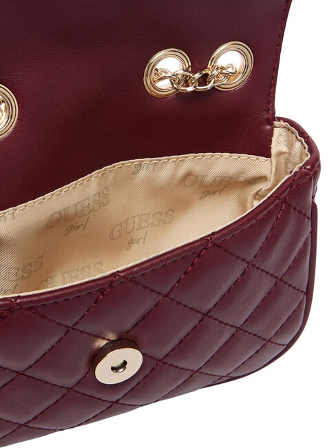 GIRLS Mini sac &agrave; bandouli&egrave;re matelass&eacute; jus de betterave rouge - Sacs pour Femme