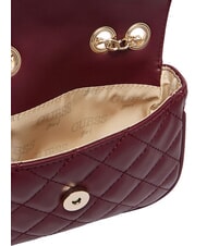 GUESS GIRLS Mini sac &agrave; bandouli&egrave;re matelass&eacute; jus de betterave rouge - Sacs pour Femme - 6