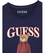 GUESS KIDS T-shirt &agrave; manches longues bleu noirci - Tee-shirt enfant - 4
