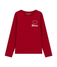 GUESS KIDS T-shirt &agrave; manches longues jus de betterave rouge - Tee-shirt enfant - 6