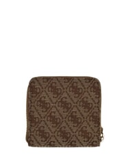 GUESS KIDS portefeuille zipp&eacute; 4g aop beige blanc - Sacs et accessoires Enfants - 2