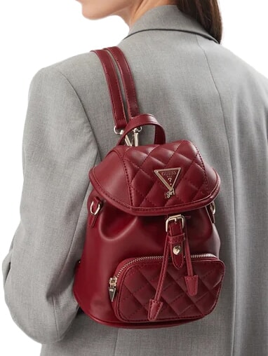 KIDS Sac &agrave; dos avec poche avant jus de betterave rouge - Sacs et accessoires Enfants