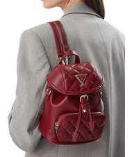 GUESS KIDS Sac &agrave; dos avec poche avant jus de betterave rouge - Sacs et accessoires Enfants - 2