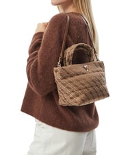 GUESS KIDS Sac &agrave; main avec bandouli&egrave;re 4g aop beige blanc - Sacs et accessoires Enfants - 2