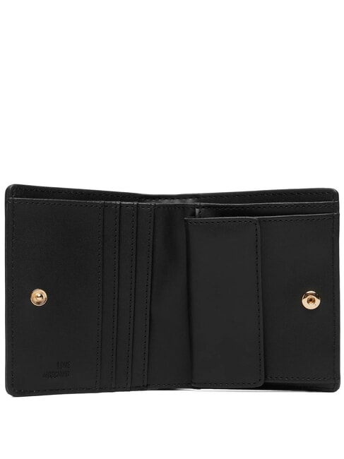 QUILTED Mini portefeuille Noir - Portefeuilles Femme