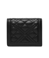 LOVE MOSCHINO QUILTED Mini portefeuille Noir - Portefeuilles Femme - 3