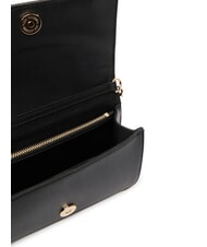 LOVE MOSCHINO QUILTED Pochette/Portefeuille avec bandouli&egrave;re Noir - Portefeuilles Femme - 5