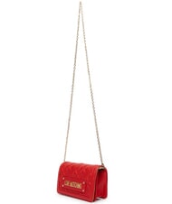 LOVE MOSCHINO QUILTED Pochette/Portefeuille avec bandouli&egrave;re ROUGE - Portefeuilles Femme - 3