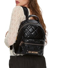 LOVE MOSCHINO QUILTED Sac &agrave; dos Noir - Sacs pour Femme - 2