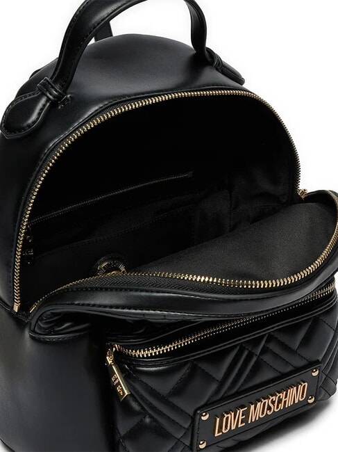 QUILTED Sac &agrave; dos Noir - Sacs pour Femme