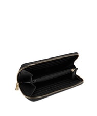 LOVE MOSCHINO QUILTED Portefeuille Zip Around Noir - Portefeuilles Femme - 2