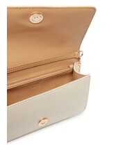 LOVE MOSCHINO QUILTED Pochette/Portefeuille avec bandouli&egrave;re Ivoire - Portefeuilles Femme - 4