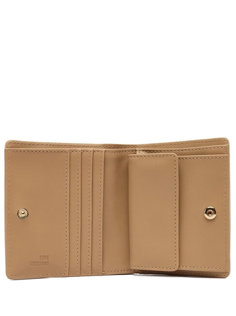 QUILTED Mini portefeuille Ivoire - Portefeuilles Femme